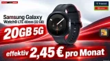 MediaMarkt Tarifwelt: Samsung Galaxy Watch9 LTE 40mm (32 GB) + freenet Vodafone Allnet Flat 20GB 5G für 9,99 € / Monat + 74,94 € einmalig