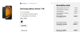 LogiTel: Samsung Galaxy Xcover 7 EE + Otelo Allnet-Flat Classic 20 GB für 19,99 € / Monat + 9,98 € einmalig