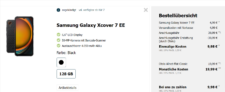 LogiTel: Samsung Galaxy Xcover 7 EE + Otelo Allnet-Flat Classic 20 GB für 19,99 € / Monat + 9,98 € einmalig