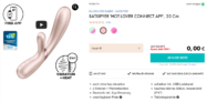 Eis DE: Satisfyer Hot Lover Bluetooth Rabbit & 6 Gratisartikel für 0 € (MBW 39,95 €)🍨