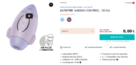 EIS DE: Satisfyer Mission Control Druckwellenvibrator & 6 Gratisartikel für 0 € (MBW 39,95 €) 🍨