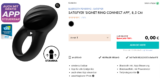 EIS DE: Satisfyer Signet Ring Bluetooth Penisring & 6 Gratisartikel für 2,99 € (MBW 29,95 €) 🍨