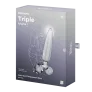 EisDE: Satisfyer Triple Crystal Glasdildo & 6 Gratisartikel für 0,00 € (MBW 29,95 €)