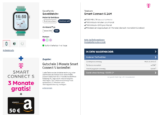 starmobile: SaveFamily SaveWatch+ Kinder Smartwatch + 50 € Amazon Gutschein + Telekom Smart Connect S 500 MB LTE für 4,95 € / Monat + 64,90 € einmalig