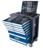 Scheppach TW1100 Werkstattwagen inklusive 70 teilige Werkzeugset für 304,95€