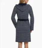 Schiesser Damen Bademantel mit Kapuze Gr. 36-48