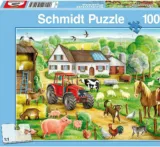 Schmidt Spiele 56003 Fröhlicher Bauernhof (100 Teile)