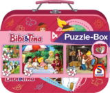Schmidt Spiele 56509 Bibi und Tina, 4 Kinderpuzzle im Metallkoffer (2×100 und 2×150 Teile) für 9,99 € inkl. Prime-Versand (statt 13,94 €)