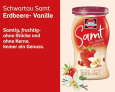 Schwartau Samt Erdbeer-Vanille (Fruchtaufstrich ohne Stücke und ohne Kerne, 270g) ab 1,39 € inkl. Prime-Versand (statt 1,99 €)