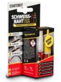 Gratis: Schweißnaht aus der Flasche Starterkit als Probe (1x 2g Klebstoff, 1x 4g Granulat)