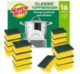 Scotch-Brite Classic Topfreiniger, 16 Schwämme pro Packung ab 7,98 € inkl. Prime-Versand (statt 10,62 €)