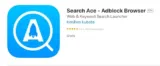 Search Ace – Adblock Browser gratis [🍎 App Store]