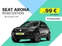 Seat Arona Road Edition mit 116 PS für 99,00 € / Monat + 1.490,00 € einmalig – LF 0,33 (Privat- und Gewerbekunden)