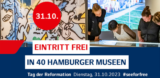 Kostenloser Eintritt in 40 Museen in Hamburg ⚓️ 🚢 am 31.10.