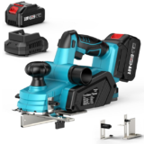 Seesii Kabelloser Elektrohobel mit 5,0 Ah Batterie für 63,85 € inkl. Prime Versand (statt 129,00 €)