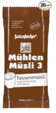 Seitenbacher Tassen Müsli Portion Mühlen Müsli 3, 20er Pack (20 x 50 g) für 8,96 € inkl. Versand (statt 19,80 €)