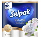 Selpak Deluxe Toilettenpapier 3-Lagig, 96 Rollen (3 X 32 Rollen) Ab 21,19 € Inkl. Prime-Versand (Statt 48,00 €)