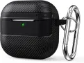 Shinkuro AirPods 4 Hülle robuste stoßfeste Rüstung kabelloses Laden Ganzkörperschutz mit Karabiner Schwarz für 3,00 € inkl. Prime-Versand (statt 6,00 €)