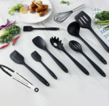 10 Teilig Schwarz Silikon Küchenzubehör Set  für 13,99 € inkl. Versand statt 19,99 €