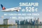✈️ Singapur ab 526 € mit Turkish Airlines von Zürich – inkl. 30 kg Gepäck!