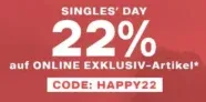 Deichmann Singles Days: 22 % auf alles (MBW 50,00 € )