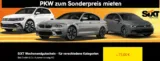 Sixt Gutschein für eine Wochenendmiete z.b 3 Tage VW Golf für 75€ inkl. Versicherung