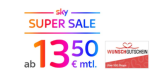 Sky-Deal: Bis Zu 120 € Wunschgutschein & Netflix – Z.b.: Serien & Netflix Für Nur 13,50 € Mtl. + 60€ Wunschgutschein