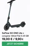Starmobile: Soflow So One Lite + Signify Wiz Wlan Led-Lampe E27 + Congstar Allnet Flat S 25 Gb 5G Für 19,00 € / Monat + 9,90 € Einmalig
