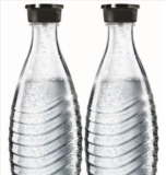 2 Stück SodaStream 0,6L Glaskaraffe spülmaschinenfest mit fest schließendem Deckel für 9,99€ inkl. Versand