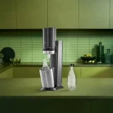 2 Stück SodaStream Glaskaraffe 0,6L spülmaschinenfest mit fest schließendem Deckel