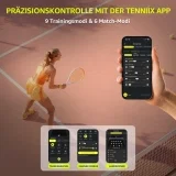 TENNIIX Basic smarte Tennisballmaschine mit App- und Sprachsteuerung