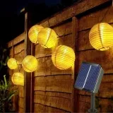 Solar Lichterkette Lampion Außen 8M 30LED Laternen 8 Modi ab 5,99 € inkl. Prime-Versand (statt 10,99 €)