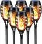 6 Stück Gartenfackeln mit realistischem Flammeneffekt IP65 wasserdicht für 14,99 € inkl. Prime-Versand (statt 24,99 €)