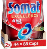 Somat Excellence 💎 4in1 Caps 88 Stk. für 13,99 € (Prime)