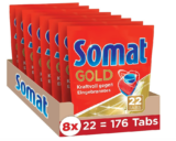 Somat Gold Spülmaschinentabs (176Tabs) ab 22,08 € inkl. Prime-Versand (0,12€ pro Tab)