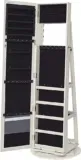 Songmics Schmuckschrank Mit Spiegel Jbc62W (360° Drehbar Mit Leiterregal) Für 95,99 € Inkl. Versand