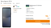 Saturn Tarifwelt: Sony Xperia 10 V + freenet Telefonica green LTE 6GB für 9,99 € / Monat + 63,94 € einmalig