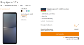 Saturn Tarifwelt: Sony Xperia 10 V + freenet Vodafone green LTE 10GB für 12,99 € / Monat + 45,94 € einmalig
