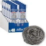 Spontex The Essentials Robuste Scheuerschwämme aus Metall (48 Stück)