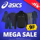 SportSpar Asics Mega Sale mit Produkten ab 9,99  € zzgl. Versand ( bis zu 79 % Rabatt ggü UVP)