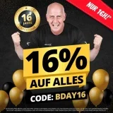 SportSpar Geburtstag Extra-Rabatt: 16 % Rabatt auf alles ohne MBW