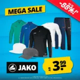 SportSpar Jako Mega Sale mit Artikel ab 3,99 € zzgl. Versand