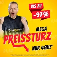 SportSpar Mega Preissturz: Mega Sale mit bis zu 97 % Rabatt (auf UVP)