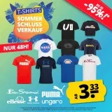 Sportspar Sommerschlussverkauf – T-Shirts Von Top-Marken Für Je 3,33  € Zzgl. Versand