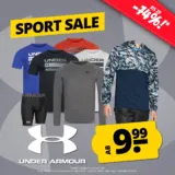 SportSpar Under Armour Sport Sale mit Artikel ab 9,99 € zzgl. Versand