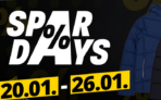 SportSpar Spardays mit Angeboten mit bis zu 96 % Rabatt (ggü. UVP)