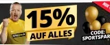 SportSpar: 15 % Rabatt auf alles mit Gutscheincode 🎉