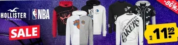 SportSpar Hollister x NBA Sale ab 11,99 € zzgl. Versand