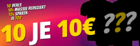 Sportspar: 10 Produkte für je 10 € zzgl. 3,95 € Versand