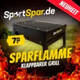 2x SportSpar.de SparFlamme klappbarer Grill für 11,94 € inkl. Versand
